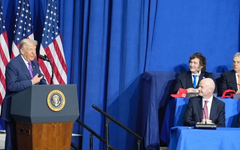 Milei ofrece a los Cascos Blancos como peones de la "Junta de Paz" de Trump